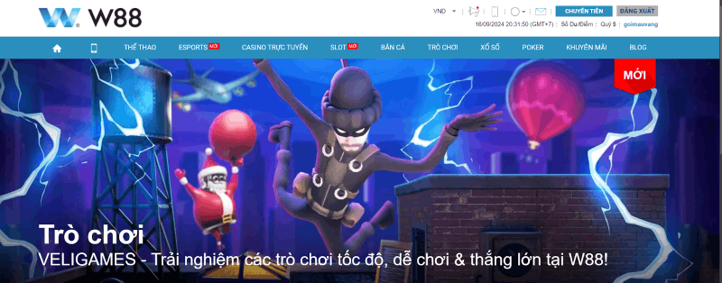 Casino trực tuyến W88